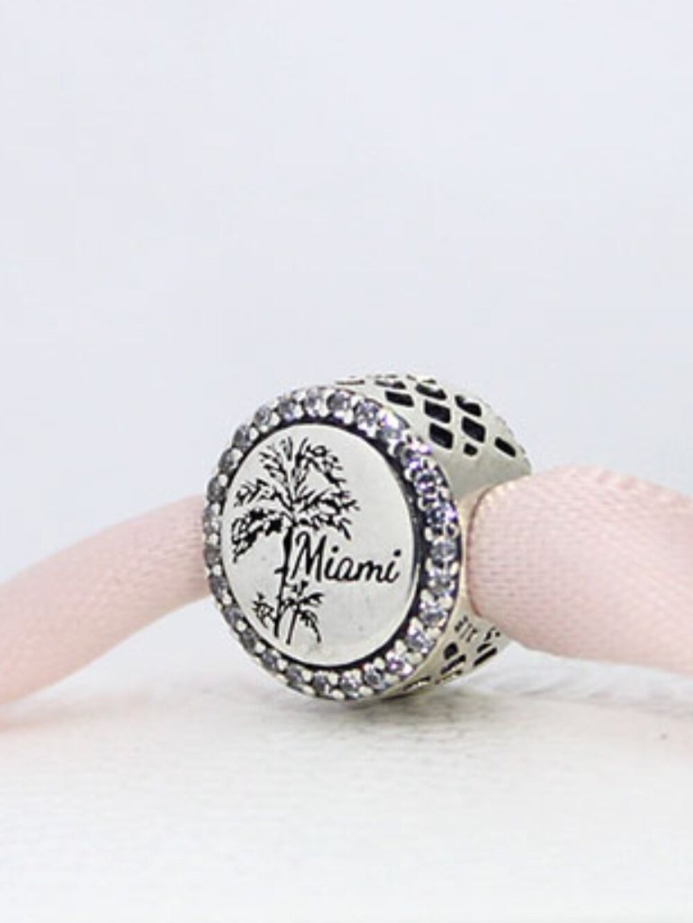 Pandora Miami Palm Charm for Pandora Bracelet Bead Charm